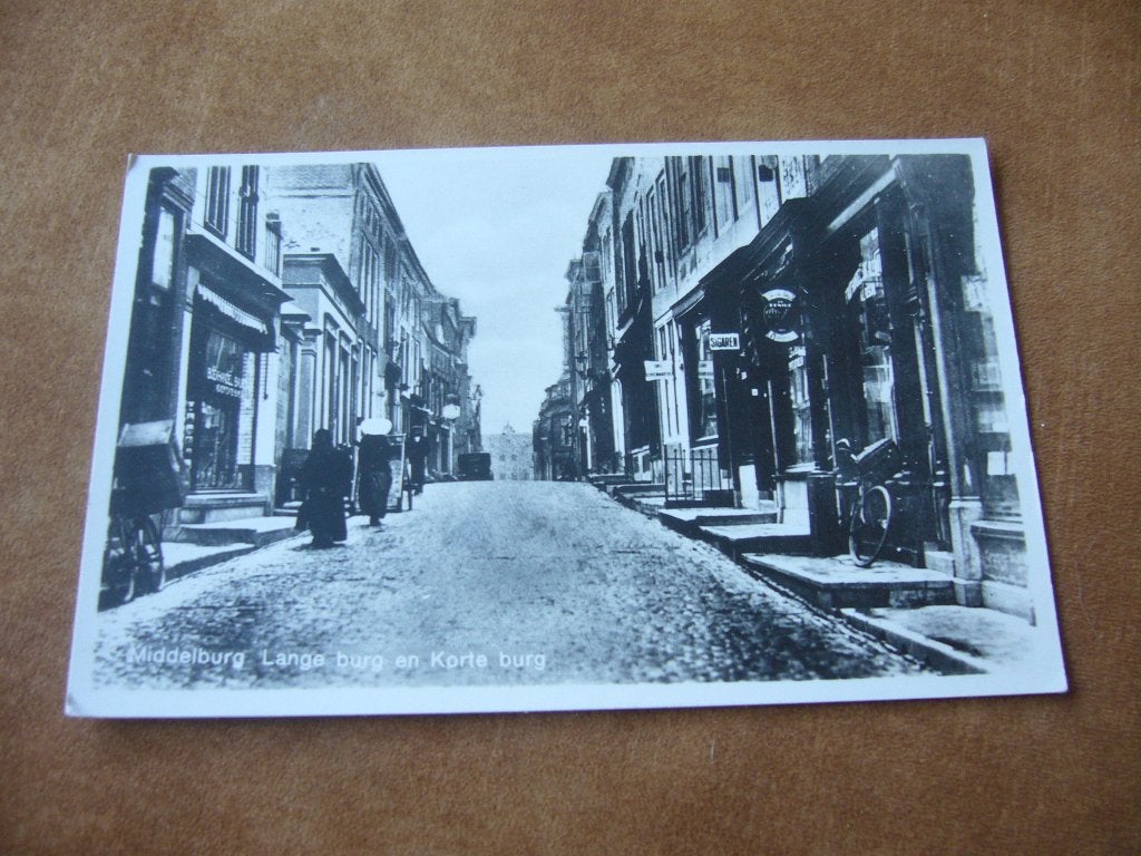 MIDDELBURG  =  LANGE BURG EN KORTE BURG, Ophalen of Verzenden, 1940 tot 1960, Ongelopen, Zeeland