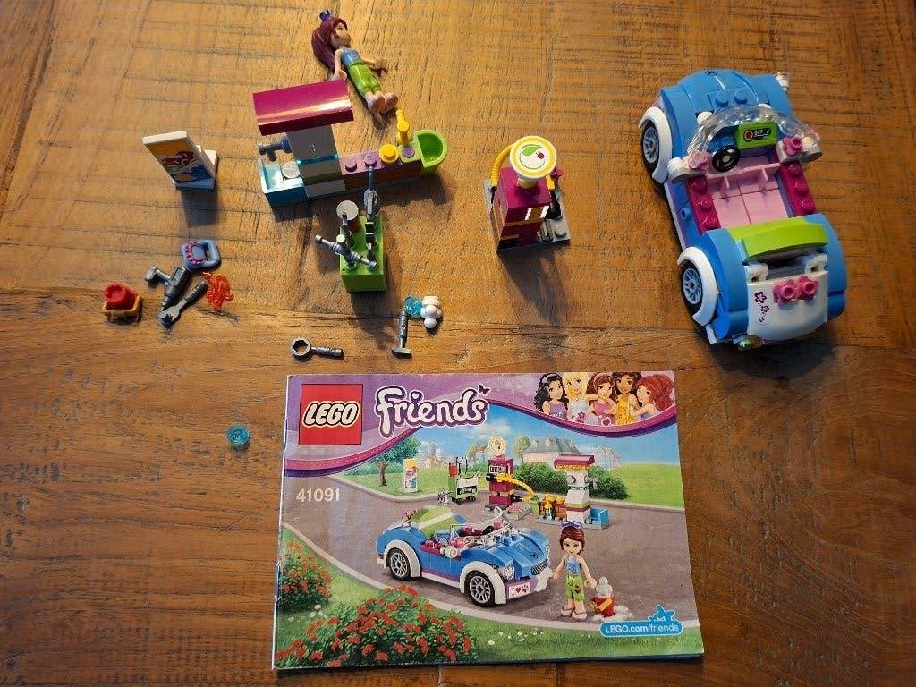 Lego Friends - Mia's sportwagen - 41091, Lego, Ophalen of Verzenden, Zo goed als nieuw, Complete set