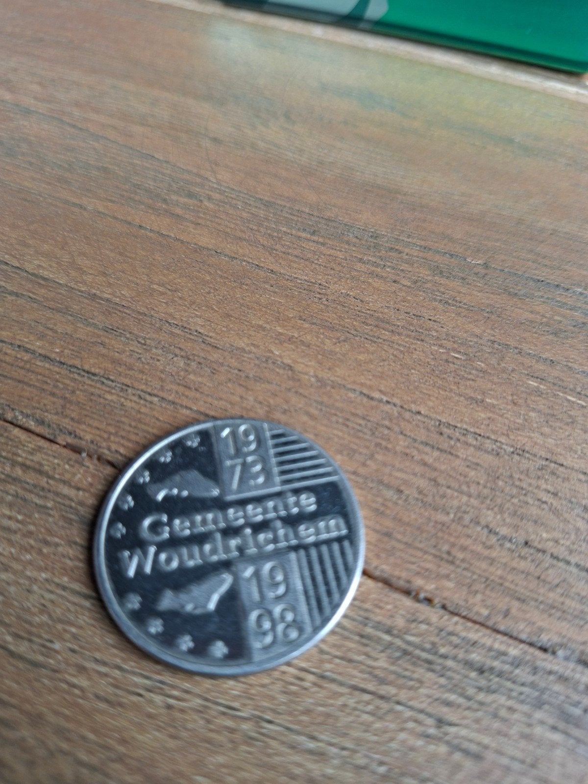 Gemeente Woudrichem 1973-1998 herdenkingsmunt, Ophalen, Overige materialen, Nederland