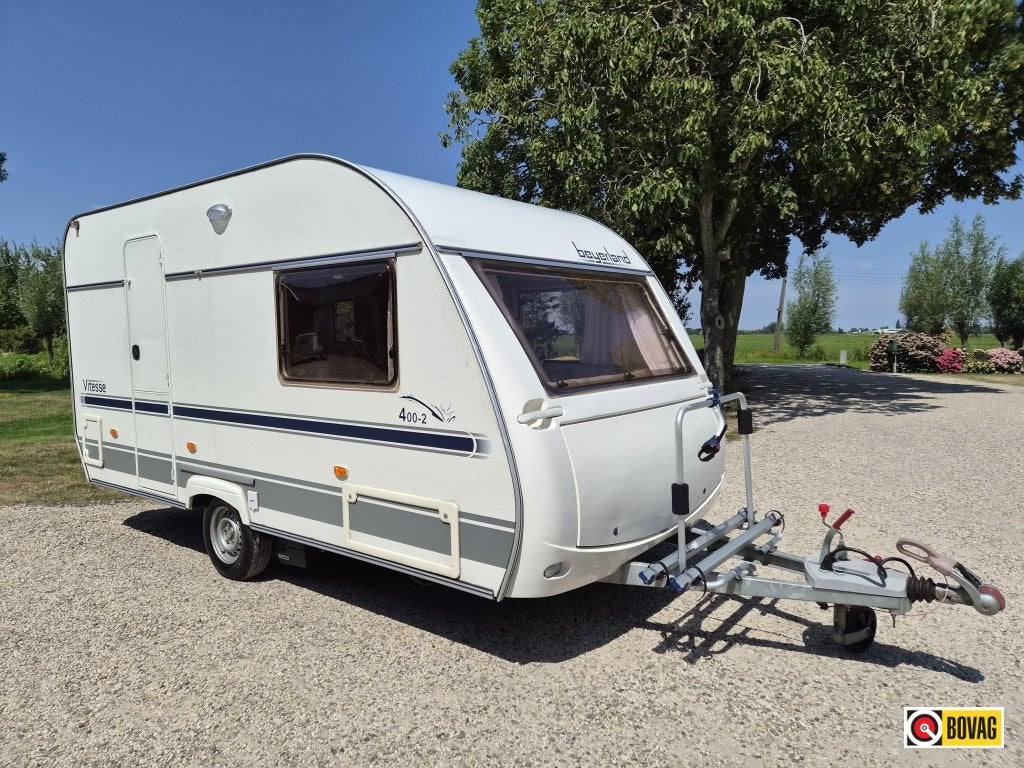 Beyerland Vitesse 400 -2, Caravans en Kamperen, Dwarsbed, Rondzit, Tot en met 2, 750 - 1000 kg