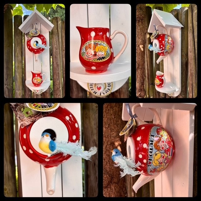 Cadeautip! Blond Amsterdam ILH Theepot Vogelhuisje, Ophalen of Verzenden, Nieuw