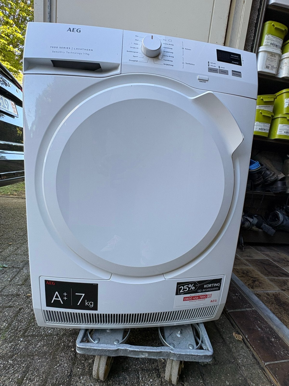 AEG Droger 7000 serie Lavatherm SensiDry Technology 1-7kg, Witgoed en Apparatuur, Ophalen, 6 tot 8 kg, Overige typen, Zo goed als nieuw
