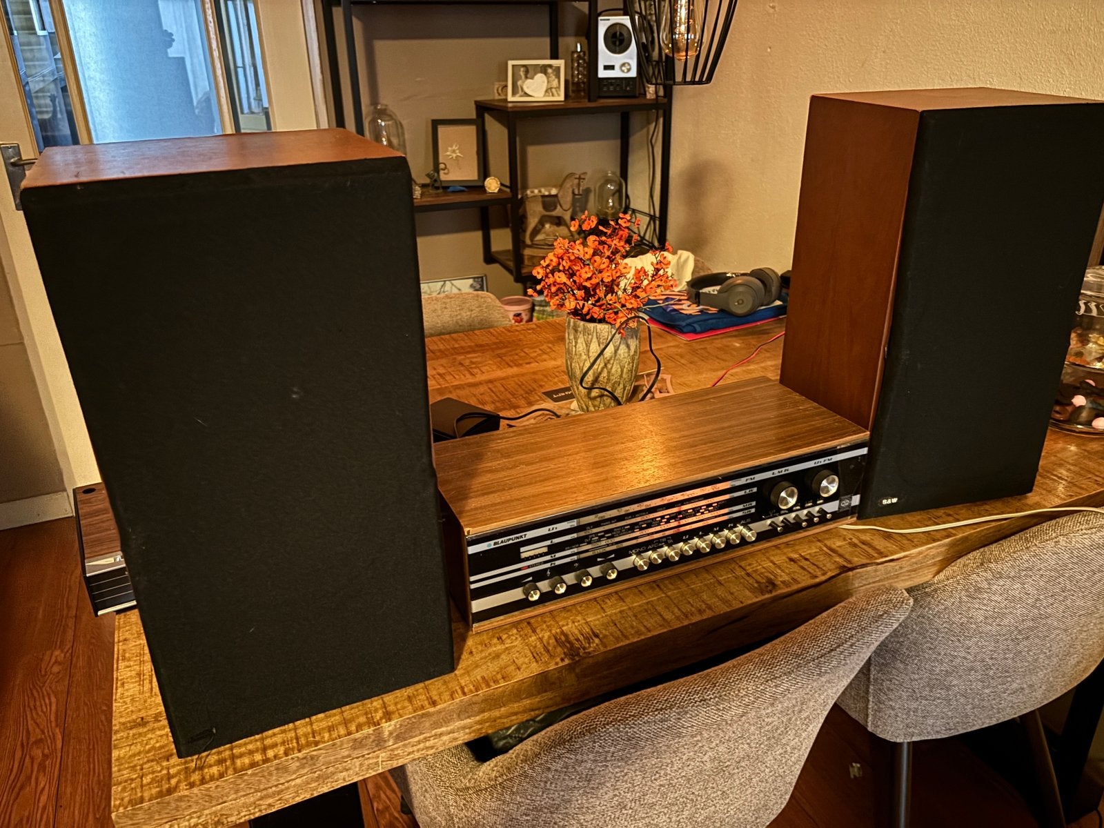 Vintage receiver blaupunkt met B&W speakers, Ophalen of Verzenden, Zo goed als nieuw, Minder dan 60 watt, Overige merken