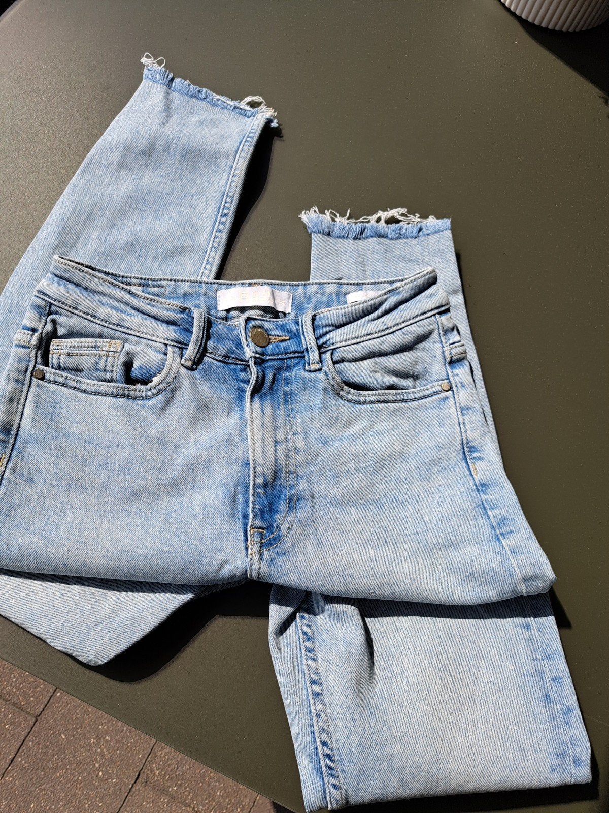 zomer jeans xs / mt. 26/32, Ophalen of Verzenden, Zo goed als nieuw, Blauw, W27 (confectie 34) of kleiner