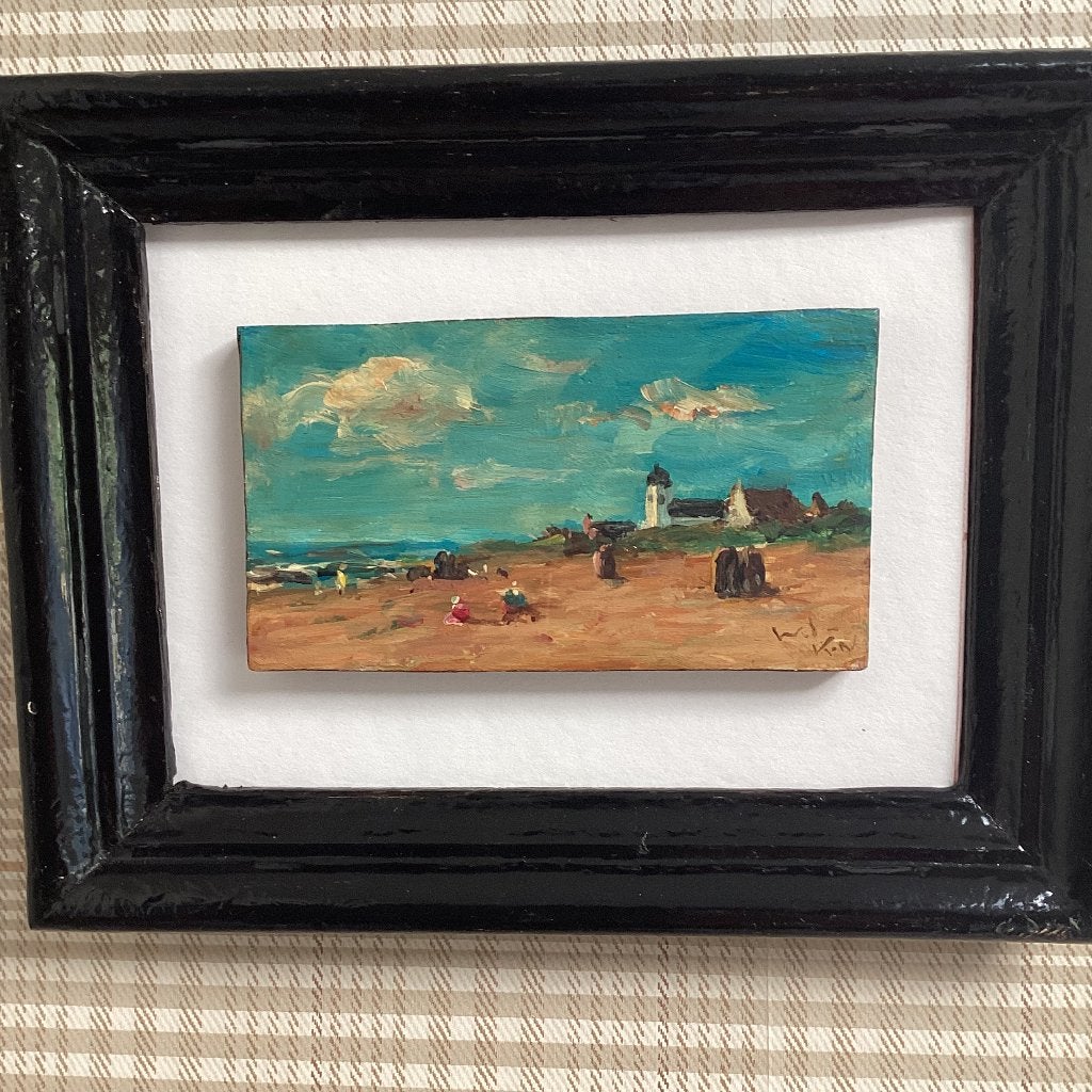 Miniatuur schilderijtje, Antiek en Kunst, Verzenden