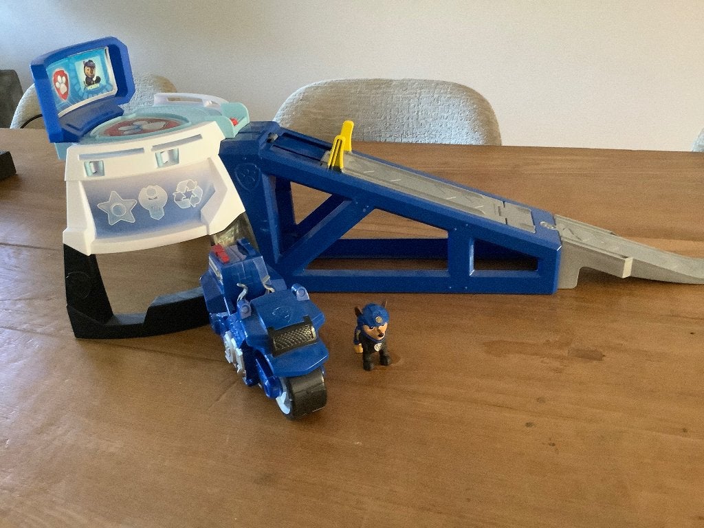 PAW PATROL  Moto Pups HQ-speelset. CHASE Motor, Ophalen of Verzenden, Zo goed als nieuw