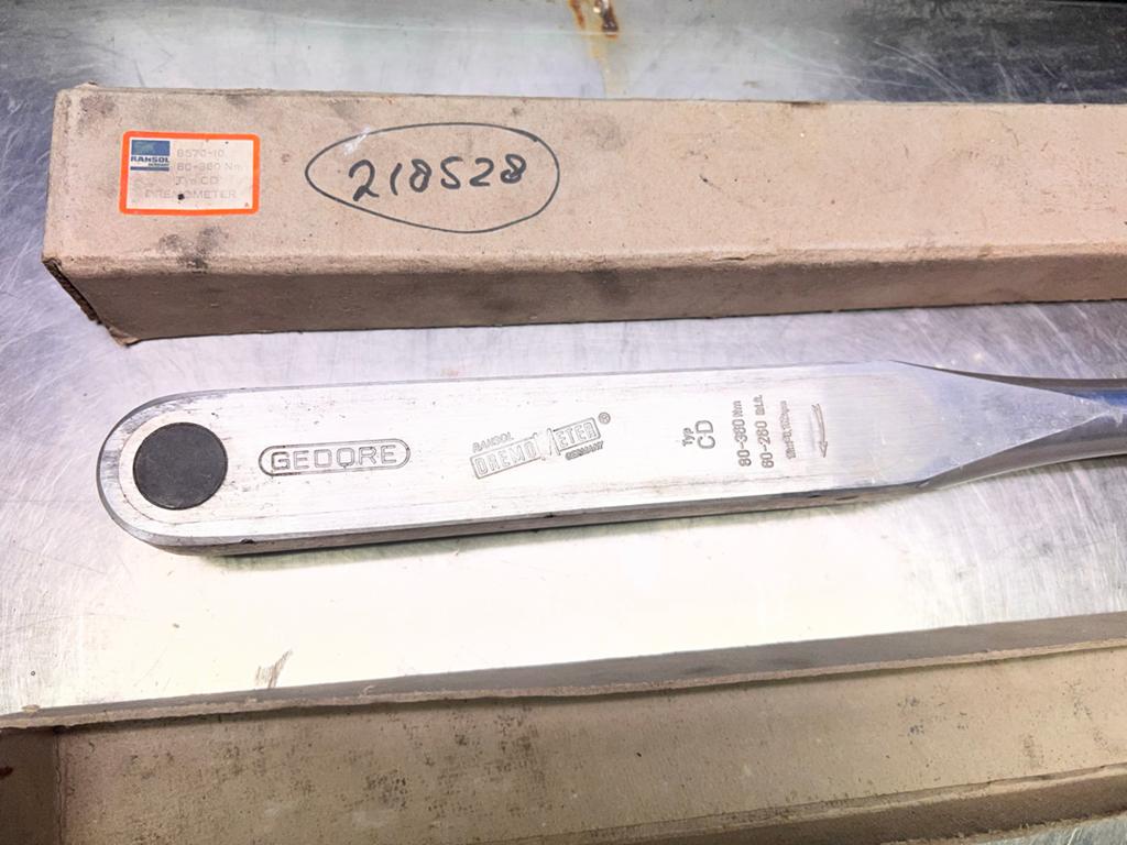 Gedore Ransol Momentsleutel 80-360 Nm Drensmeter, Ophalen of Verzenden, Zo goed als nieuw, Overige typen
