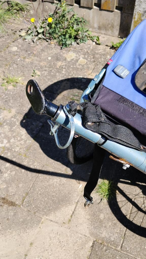 Fietsaanhanger voor o.a. hond, Fietsen en Brommers, Fietsaccessoires | Aanhangers en Karren, Ophalen, Gebruikt, Opvouwbaar, 20 tot 40 kg