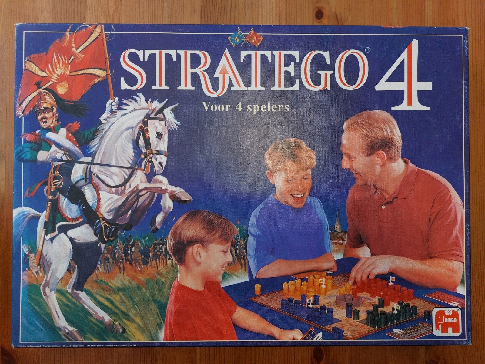 Stratego voor 4 spelers, Hobby en Vrije tijd, Gezelschapsspellen | Bordspellen, Ophalen of Verzenden, Gebruikt