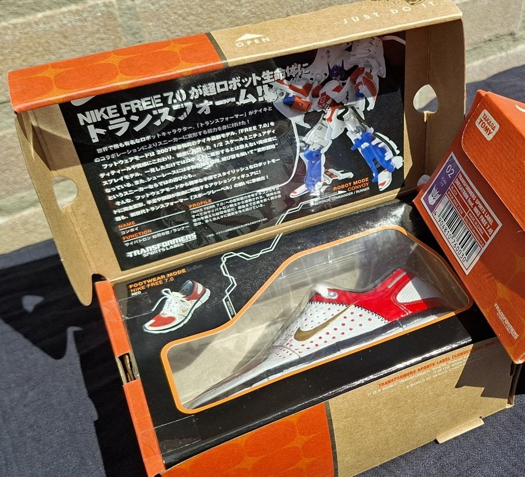 Takara Tomy Transformers Sports Label Nike Free 7.0 (MISB), Overige generaties, Ophalen, Nieuw, Overige rassen