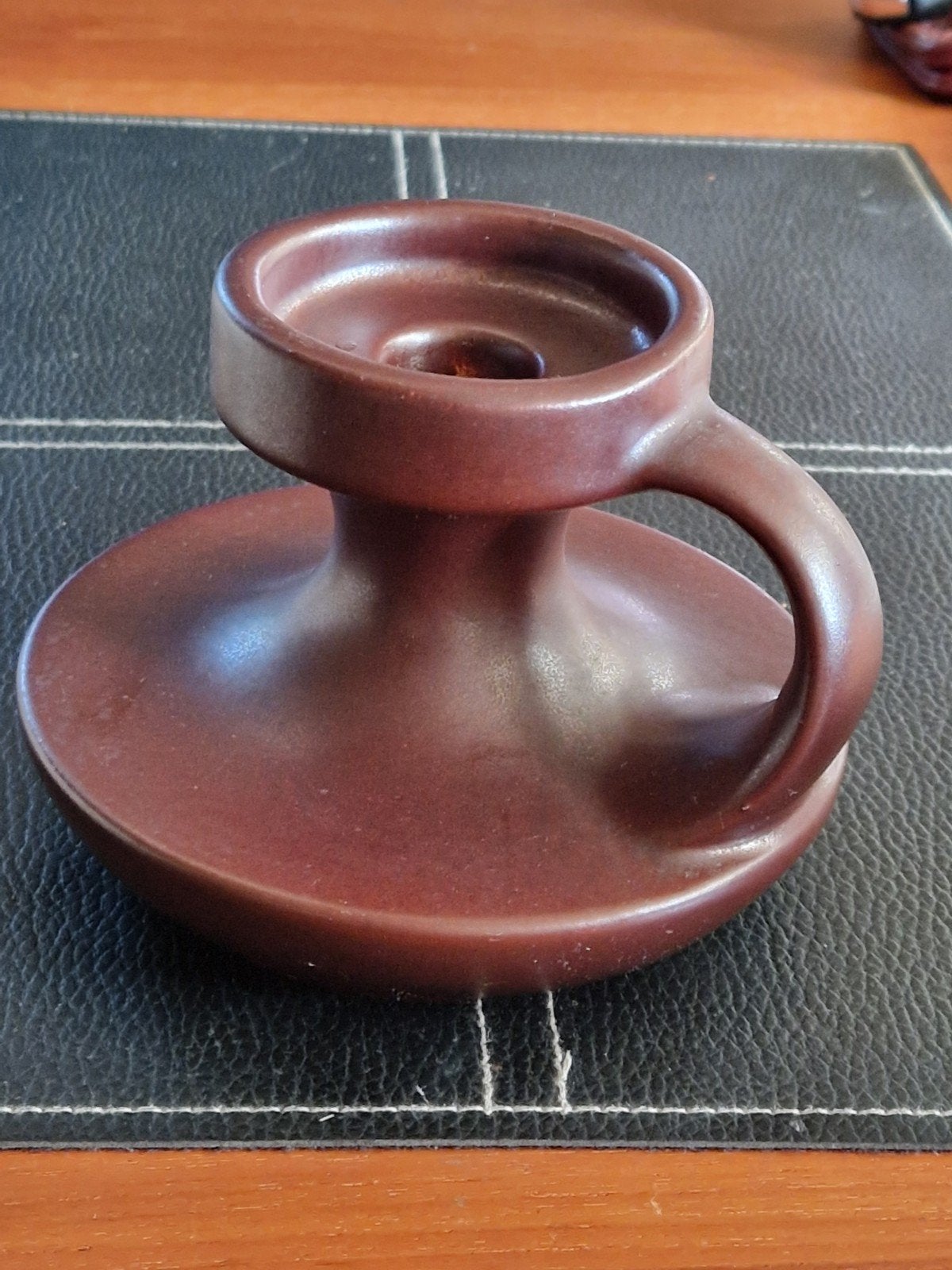 Vintage West-Duitse kandelaar van Steuler, Ophalen of Verzenden, Keramiek of Aardewerk