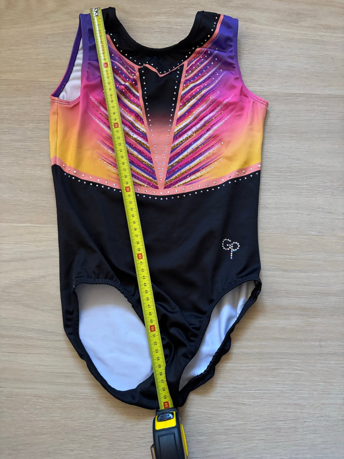 Glitterpakje turnen - Nieuwstaat maat 152-158, Sport en Fitness, Turnen, Ophalen of Verzenden, Nieuw, Meerkleurig, Overige typen