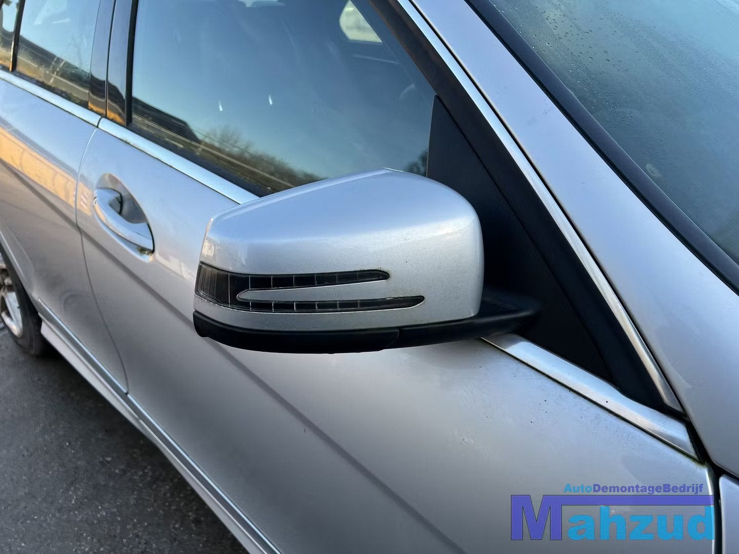 MERCEDES C KLASSE W204 zilver 775 rechts spiegel 2011-2014, Gebruikt, Mercedes-Benz AG, Mercedes-Benz, Ophalen of Verzenden