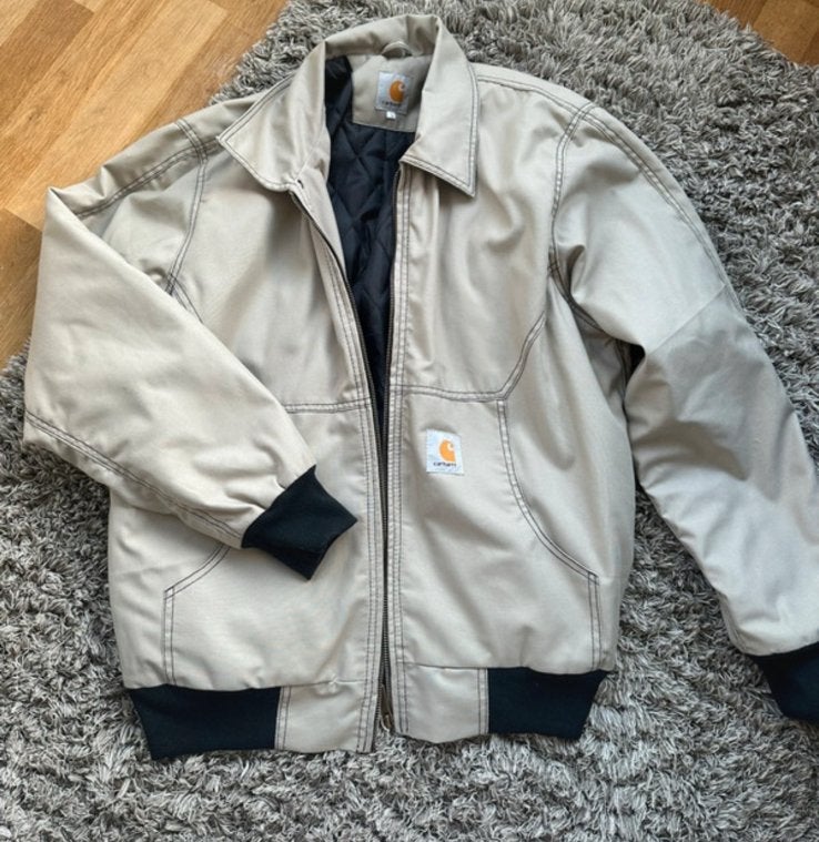 Carhartt bomberjack, Ophalen of Verzenden, Zo goed als nieuw, Maat 52/54 (L), Beige