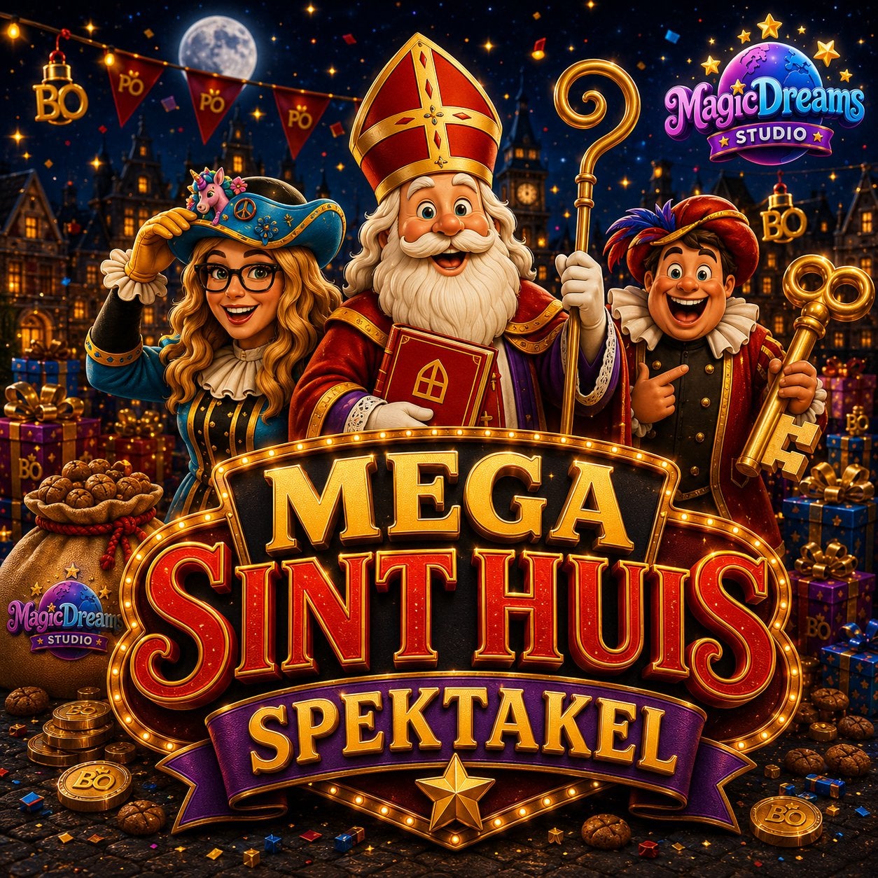 Mega sint huis spektakel, Diversen, Sinterklaas, Ophalen