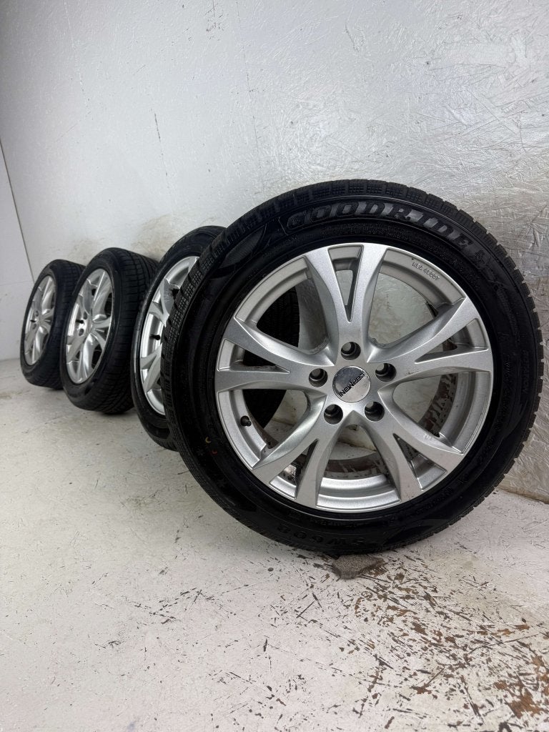 Volkswagen Golf Caddy Audi A3 Seat Leon velgen 16" 5x112 set, Niet ingevuld, Gebruikt, 16 inch, Banden en Velgen