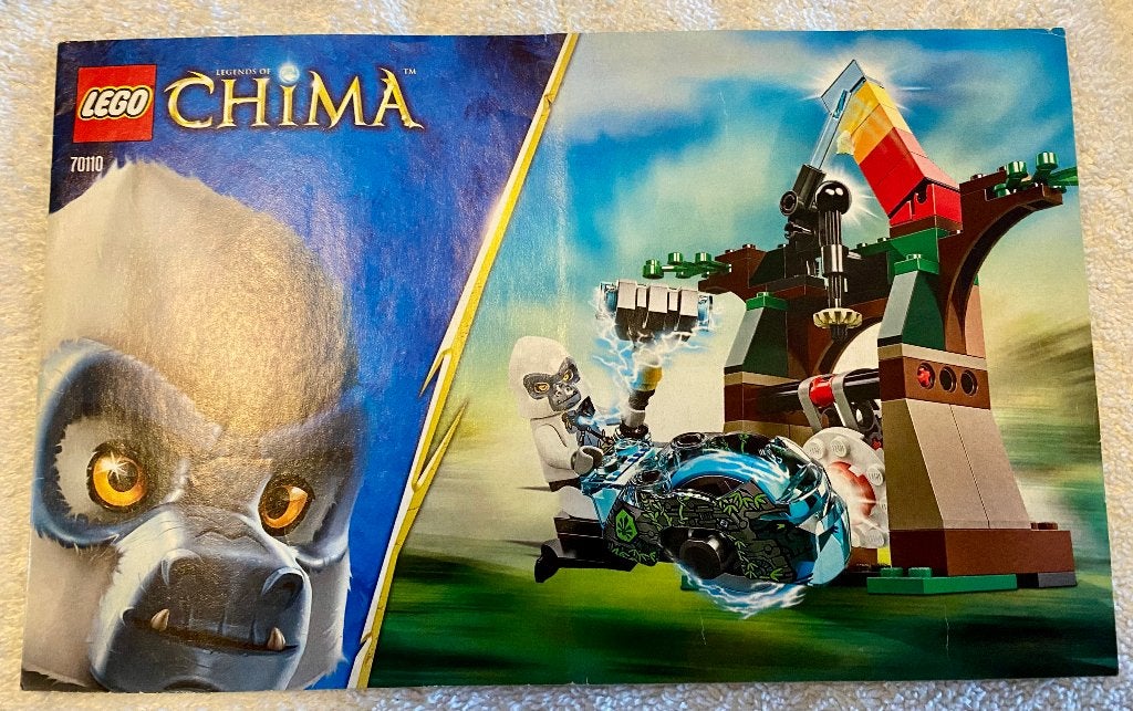 LEGO Chima 70110 Tower Target (zonder minifiguurtje), Overige thema's, Lego, Ophalen of Verzenden, Zo goed als nieuw