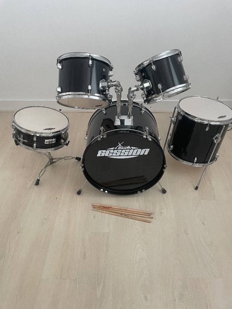 Drumstel drums percussie, Ophalen, Gebruikt, Overige merken