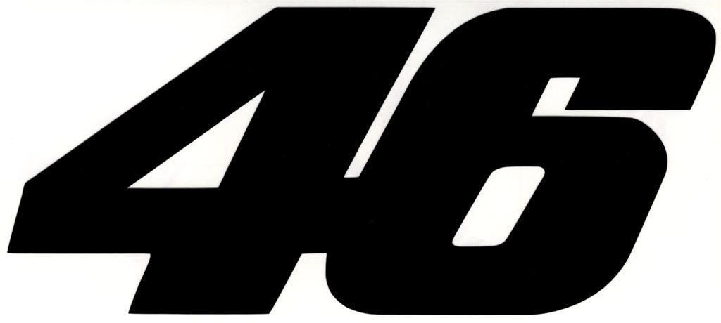 46 Valentino Rossi sticker #1, Motoren, Verzenden