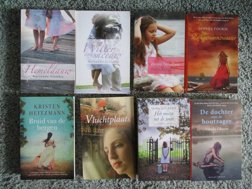 Irma Joubert, Heitzmann , Raney etc. 8 x christelijke romans, Ophalen of Verzenden, Gelezen