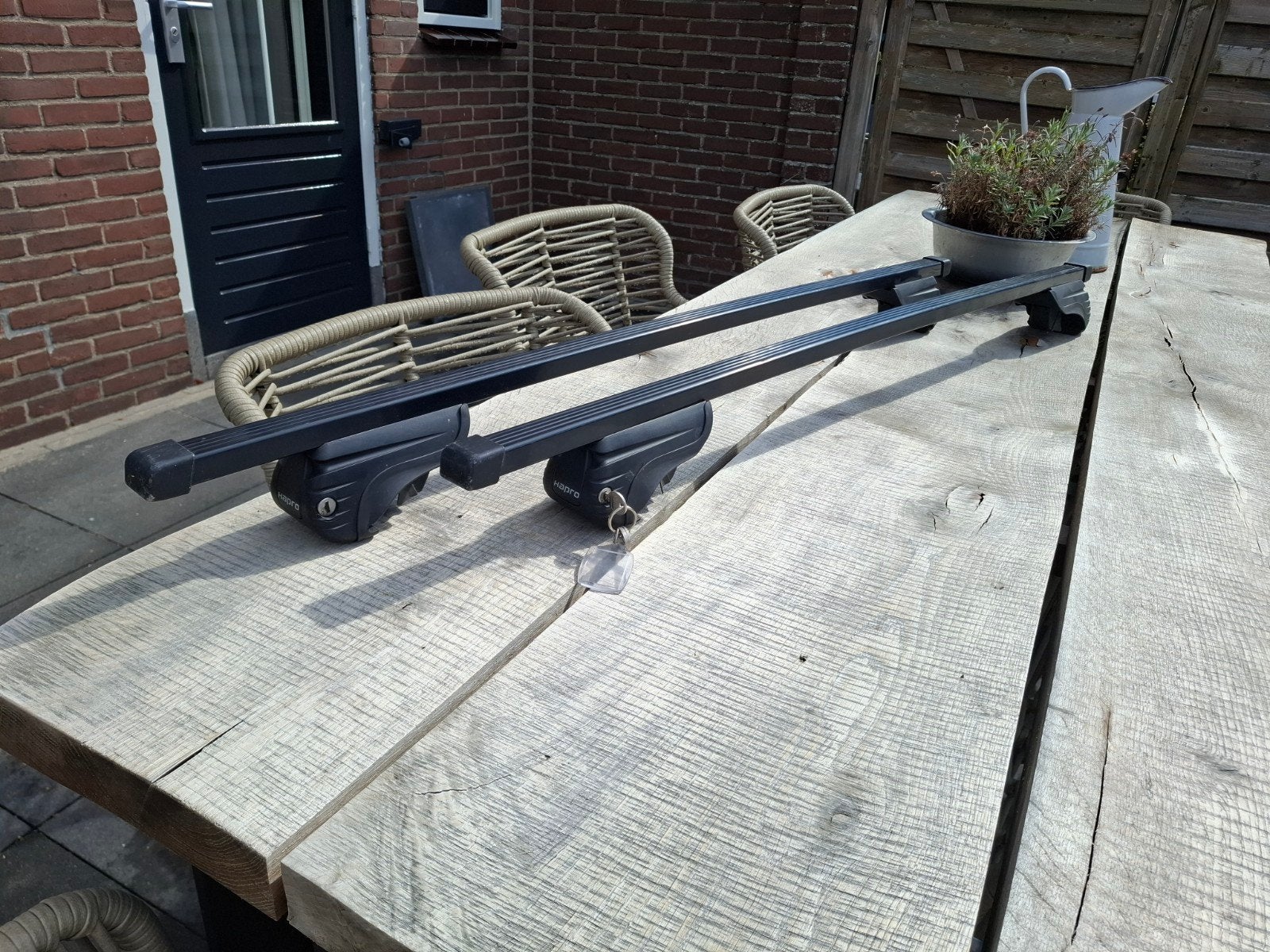Hapro Cronos 125 STL dakdragers - Max 100 kg, Auto diversen, Dakdragers, Ophalen of Verzenden, Zo goed als nieuw