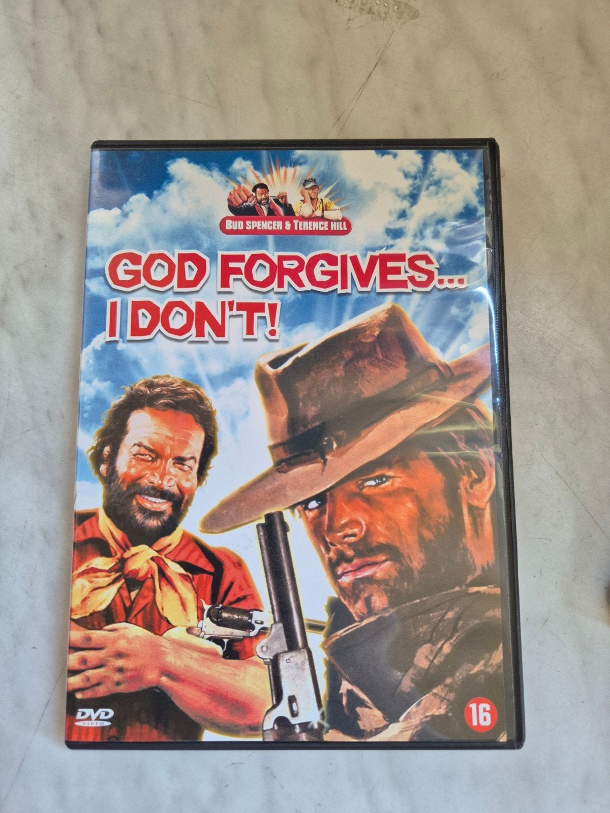 God Forgives... I Don't! (DVD) - Bud Spencer & Terence Hill, Vanaf 16 jaar, Nederlands, Ophalen of Verzenden, Gebruikt