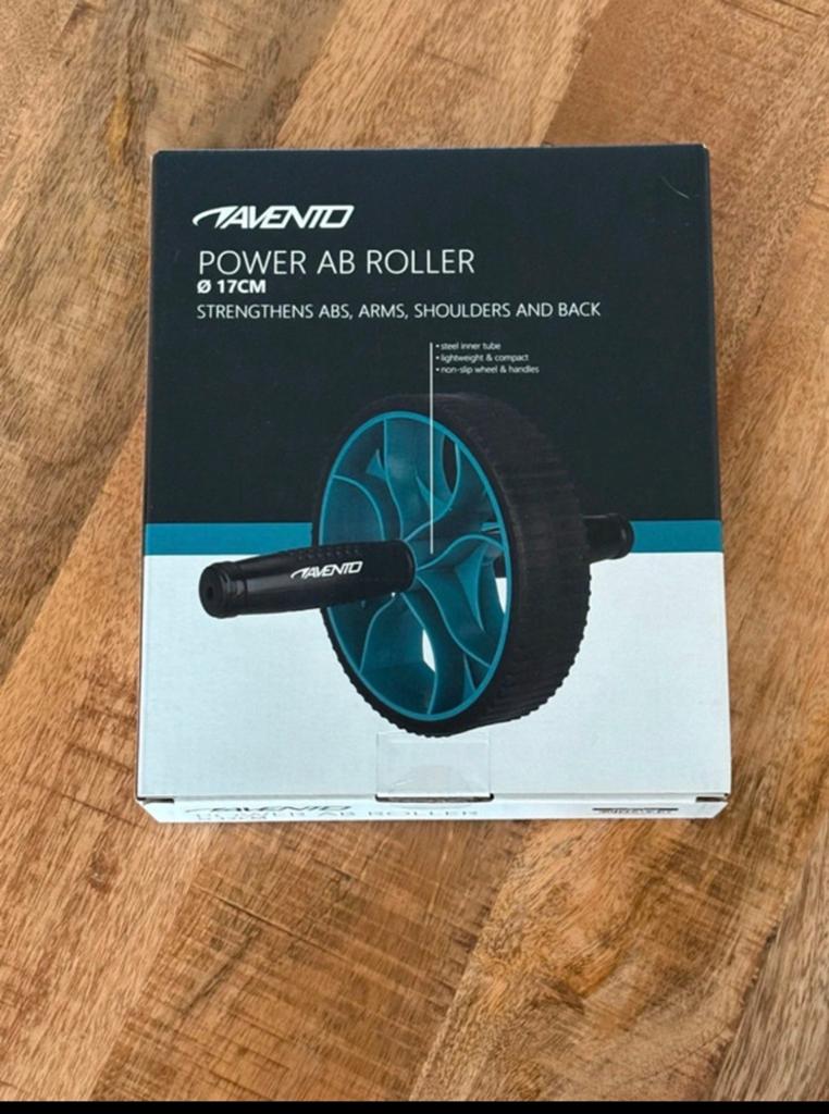 Avento Power AB Roller - Buikspierwiel, Sport en Fitness, Fitnessmaterialen, Ophalen, Nieuw, Armen, Buikspierwiel