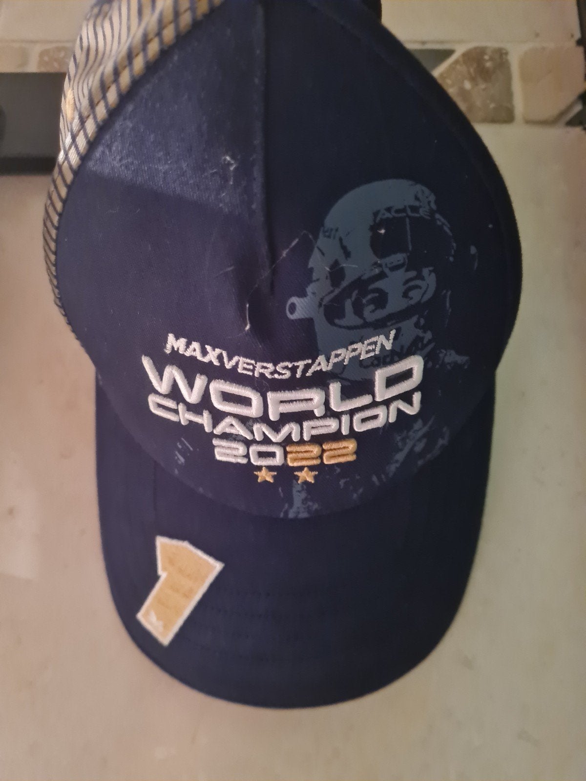 Max Verstappen World Champion 2022 Pet, Nieuw, Max Verstappen, Pet, One size fits all