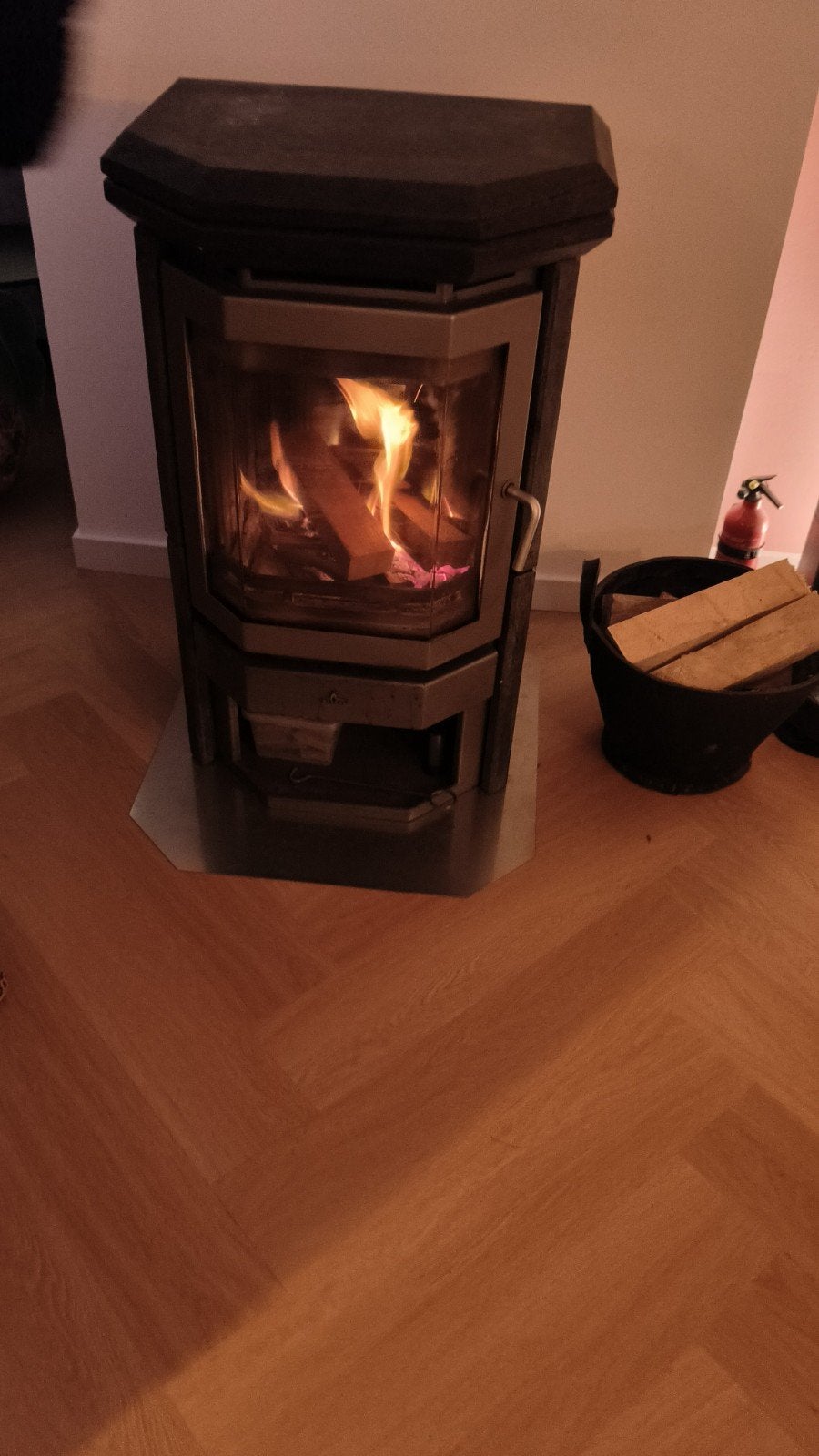 Nette Barbas speksteen houtkachel, Ophalen, Gebruikt, Vrijstaande haard, Houthaard
