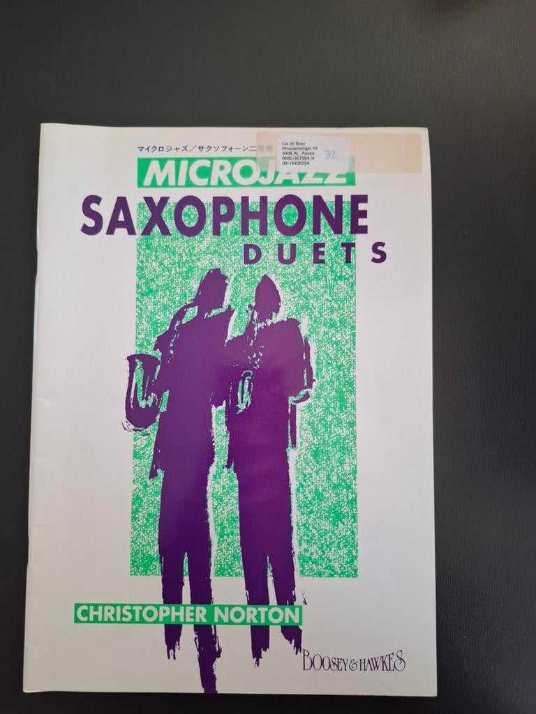Muziekboeken voor saxofoon, Ophalen of Verzenden, Gelezen, Artiest