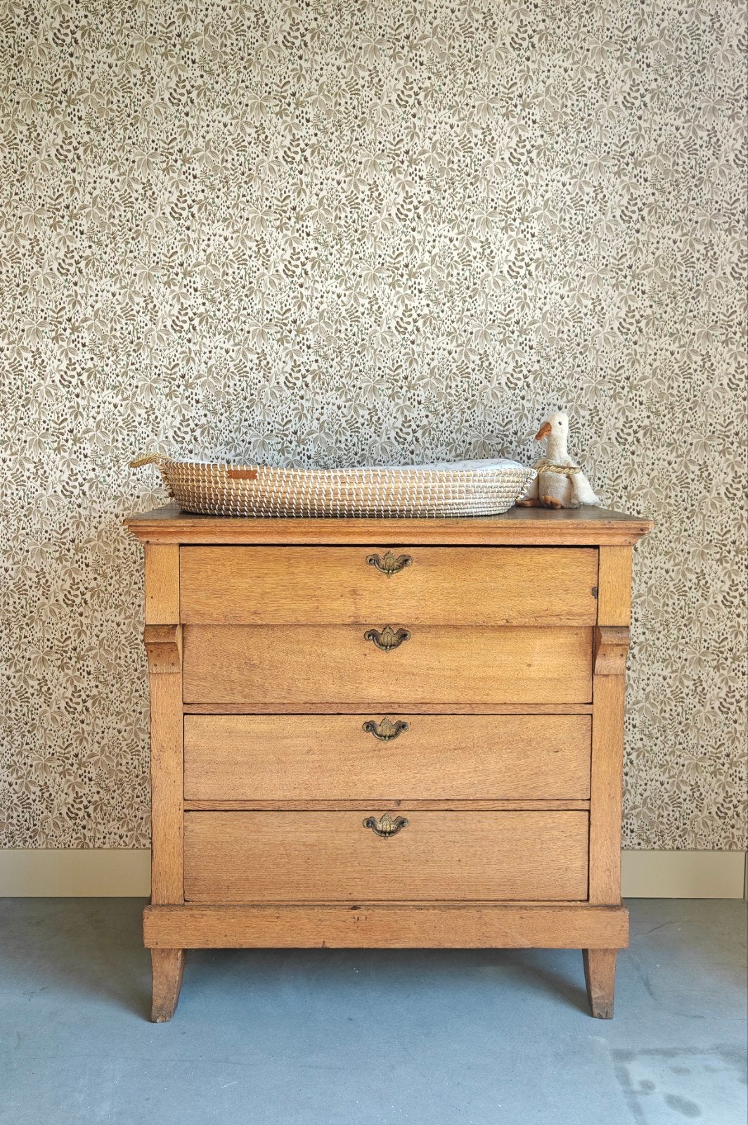 Antieke ladenkast / commode / empire / massief hout /vintage, 3 of 4 laden, Minder dan 100 cm, 25 tot 50 cm, 50 tot 100 cm