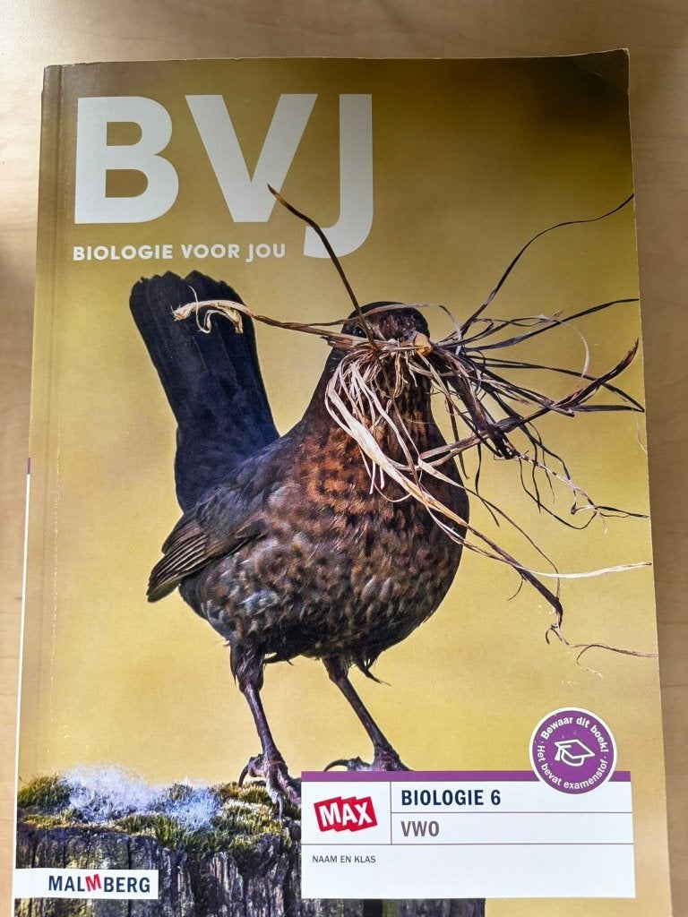 Biologie voor jou 6, Boeken, VWO, Malmberg, Biologie, Nieuw