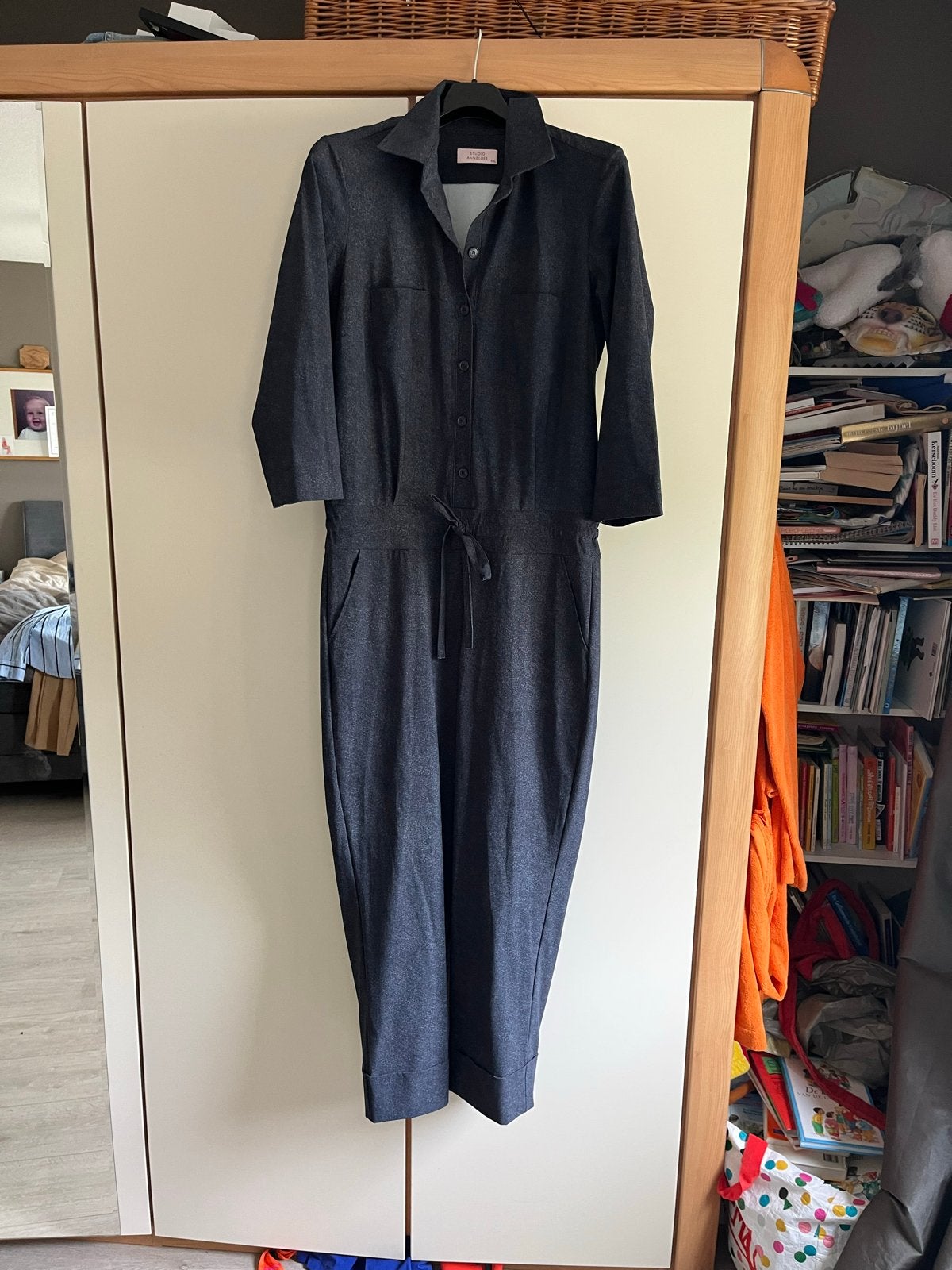 Studio Anneloes Jumpsuit XXL - Donkergrijs, Ophalen of Verzenden, Zo goed als nieuw, Maat 46/48 (XL) of groter, Grijs