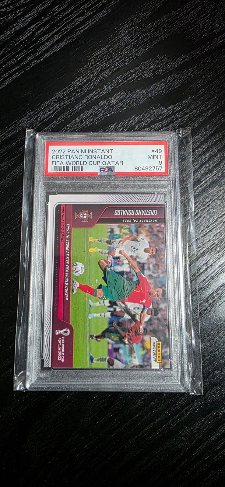 Cristiano Ronaldo Panini Instant FIFA WC Qatar 2022 PS, Verzamelen, Ophalen of Verzenden, Zo goed als nieuw, Buitenlandse clubs