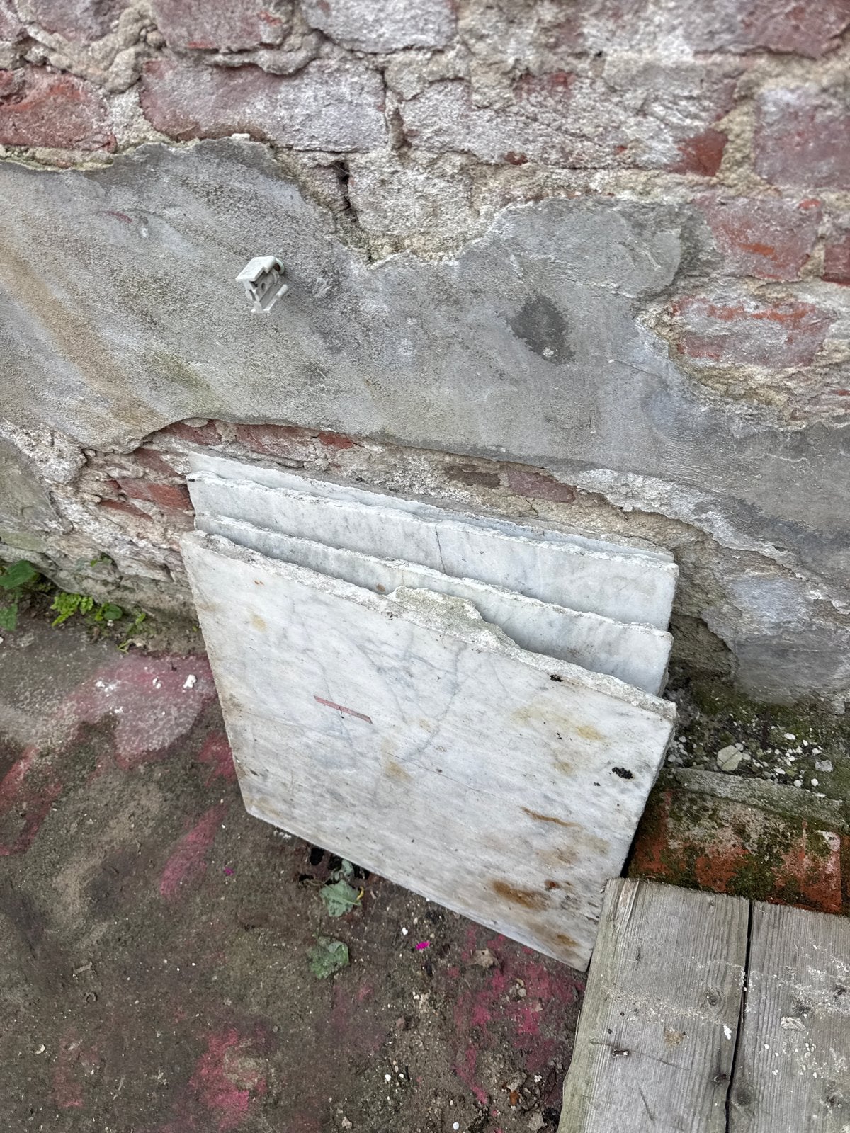 Gebruikte marmeren tegels - Diverse afmetingen, 40 tot 60 cm, Gebruikt, Ophalen of Verzenden, 10 m² of meer