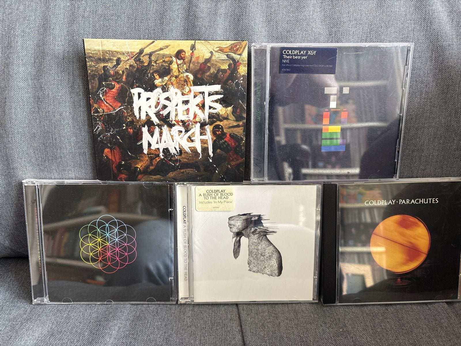 5 Coldplay CD's in één koop - Goede staat, Ophalen of Verzenden, 2000 - 2009, Gebruikt