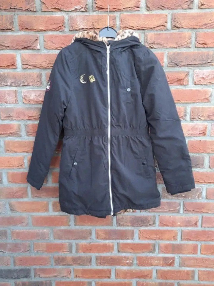 Ai Girl zwarte meisjes winterjas maat 164, Meisje, Ai Girl, Nieuw, Ophalen of Verzenden