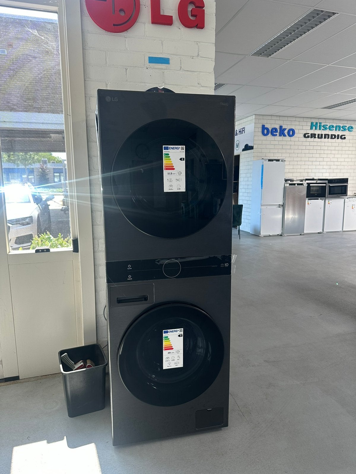 LG 12KG WashTower Warmtepompdroger / Wasmachine WiFi, Witgoed en Apparatuur, 10 kg of meer, Info@adoswitgoed.nl, Kamerlingh Onnestraat 8, Wijchen