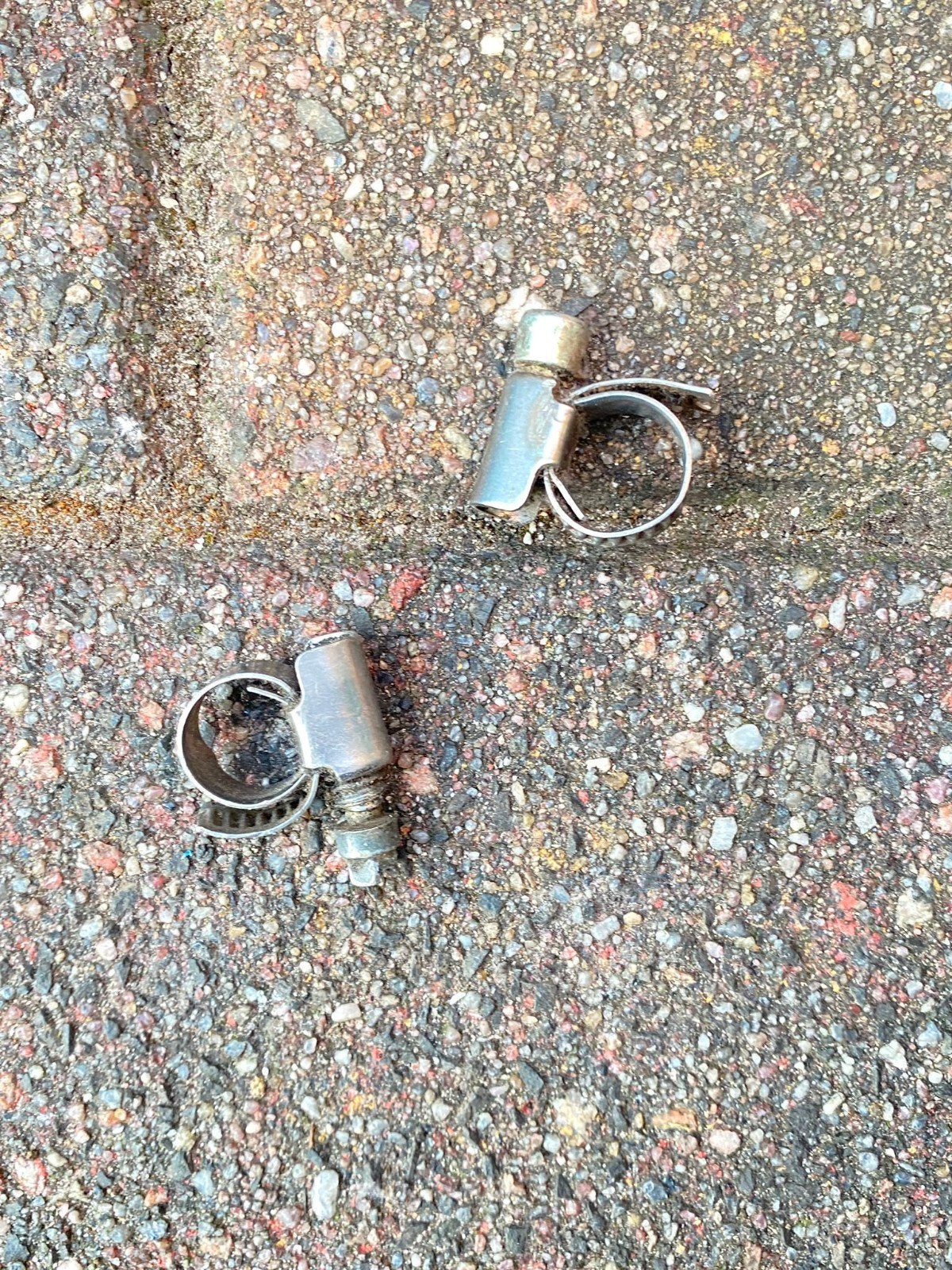 : Slangklemmen (2 stuks) goudsmid artikel soldeer, Ophalen of Verzenden, Gebruikt