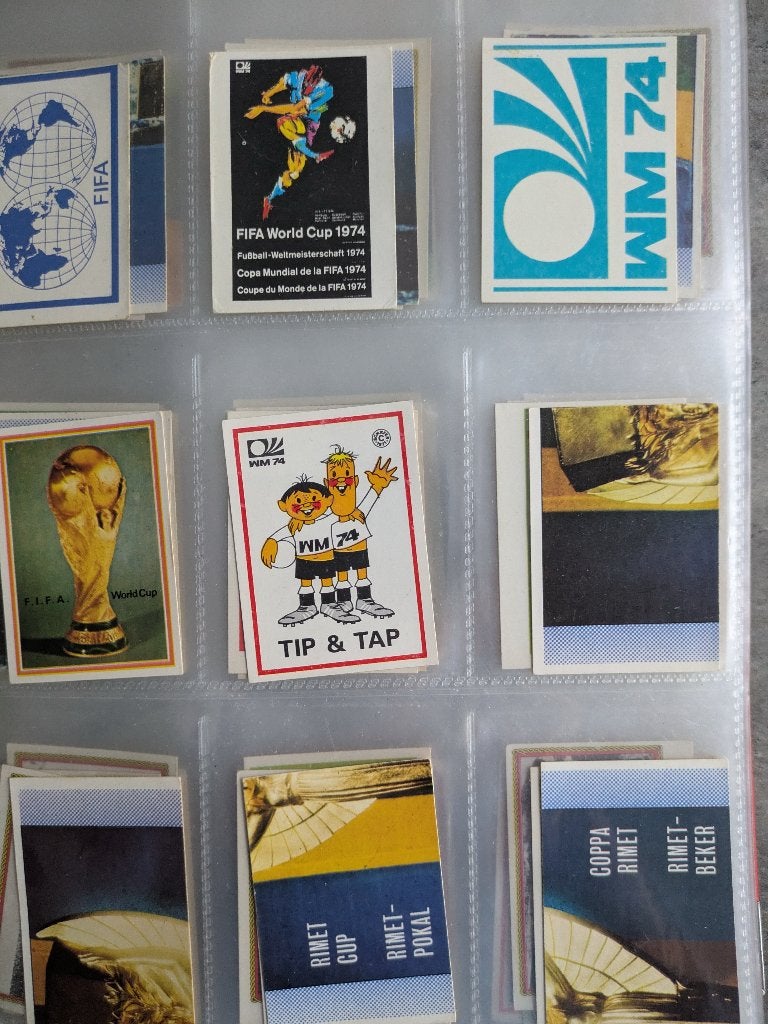 Panini voetbal World Cup Munchen 74 volledige SET stickers, Ophalen of Verzenden, Zo goed als nieuw, Meerdere stickers