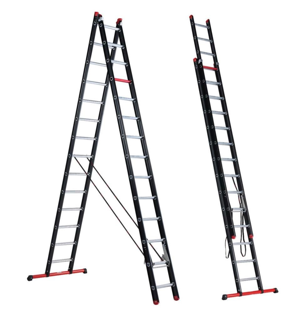 Altrex Mounter ZR 2070 reform- en schuifcombinatie ladder, Doe-het-zelf en Verbouw, Ladders en Trappen, Ophalen, Zo goed als nieuw