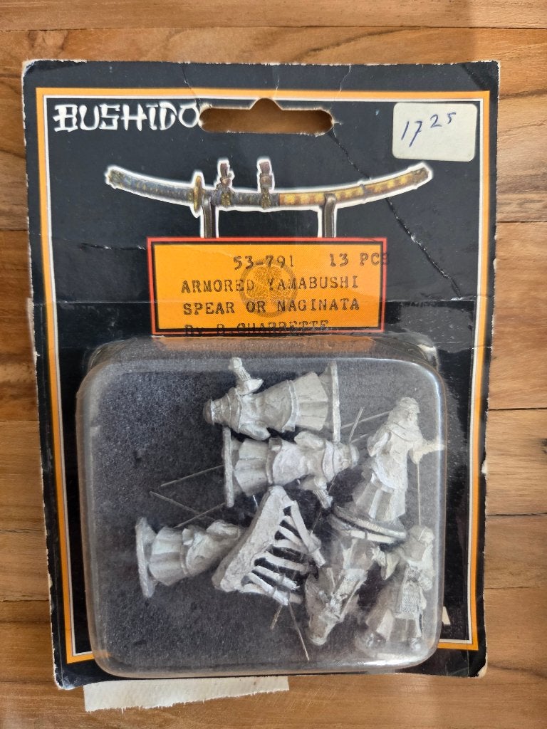 Bushido - 53-791 Armored Yamabushi Spear or Naginata x 6, Ophalen of Verzenden, Nieuw, Overige soorten, Figuurtje(s)