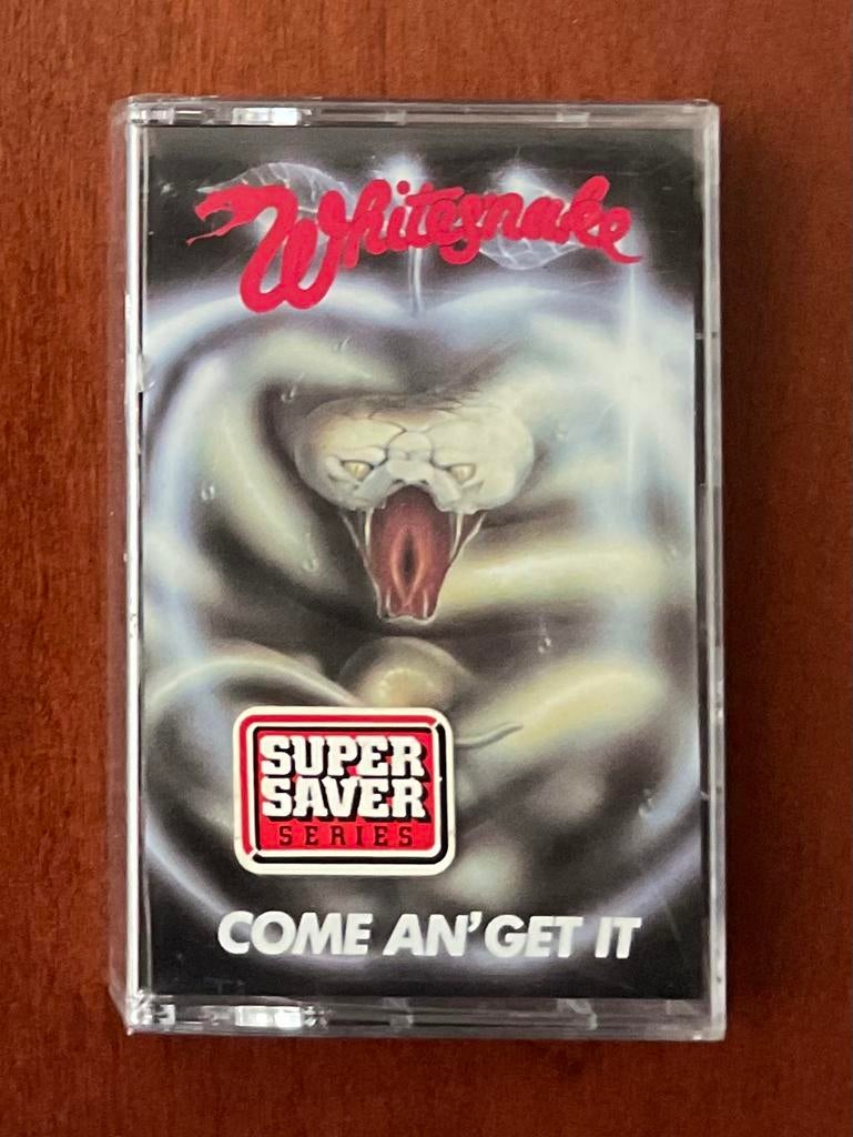 WHITESNAKE Come An' Get It Cassette / Cassettebandje GESEALD, 1 bandje, Ophalen of Verzenden, Origineel, Nieuw in verpakking
