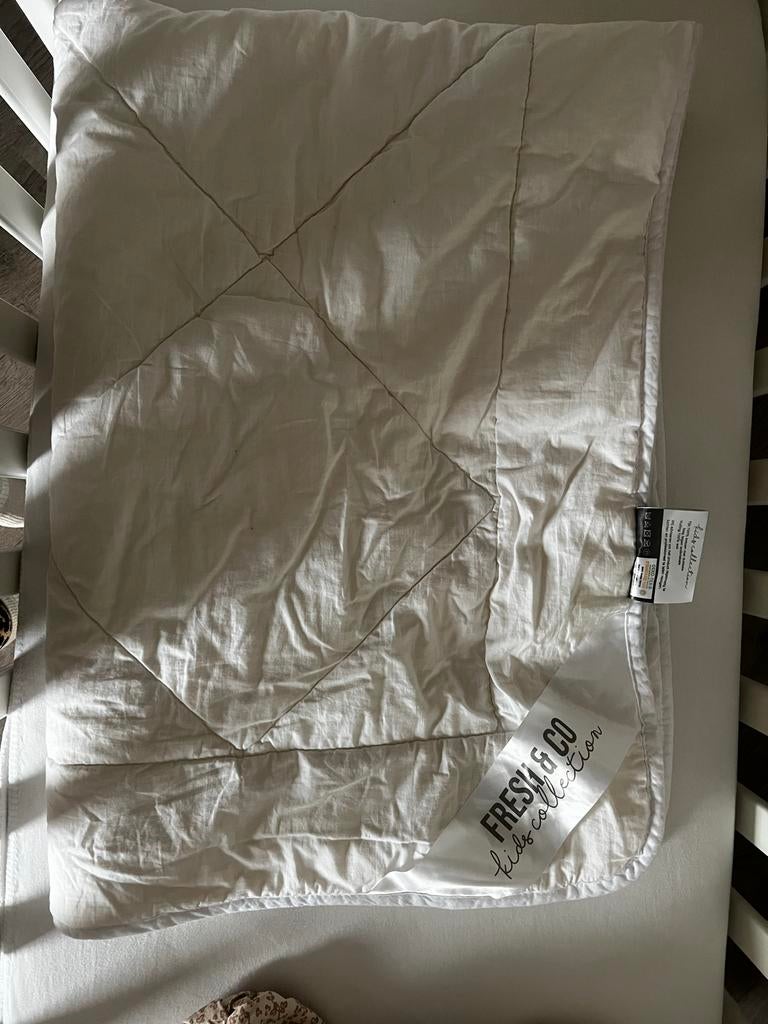 Wollen ledikantdeken voor baby - Fresh & Co kids collection, Ophalen of Verzenden, Gebruikt, 100 cm of meer, Deken