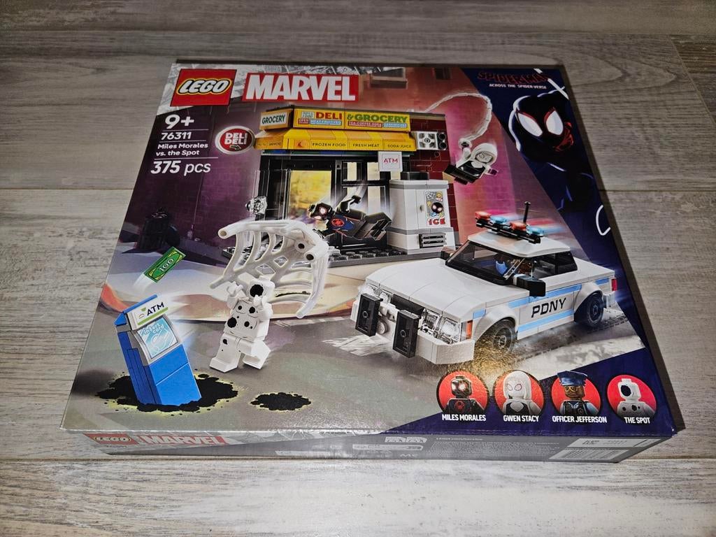 Lego Marvel 76311 Miles Morales vs the Spot nieuw in doos., Marvel, Lego, Nieuw, Ophalen of Verzenden