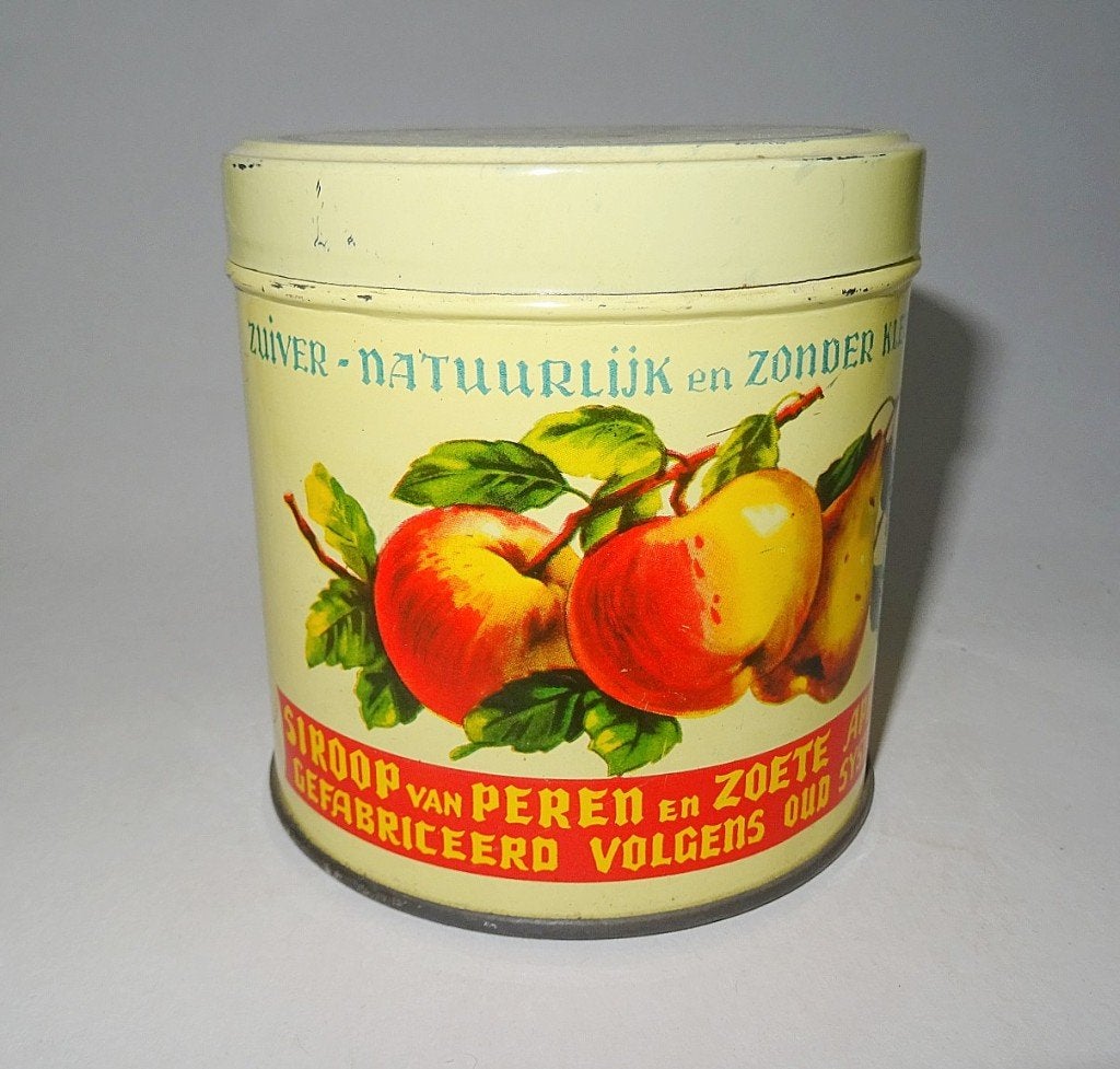 Blik JBL Fruitsiroop, Ophalen of Verzenden, Gebruikt, Overige