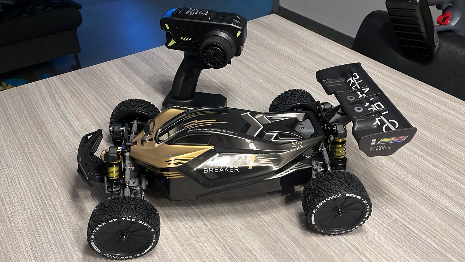 Rlaarlo SBK Storm Breaker RC Buggy, Hobby en Vrije tijd, Modelbouw | Radiografisch | Auto's, Auto offroad, Zo goed als nieuw, RTR (Ready to Run)