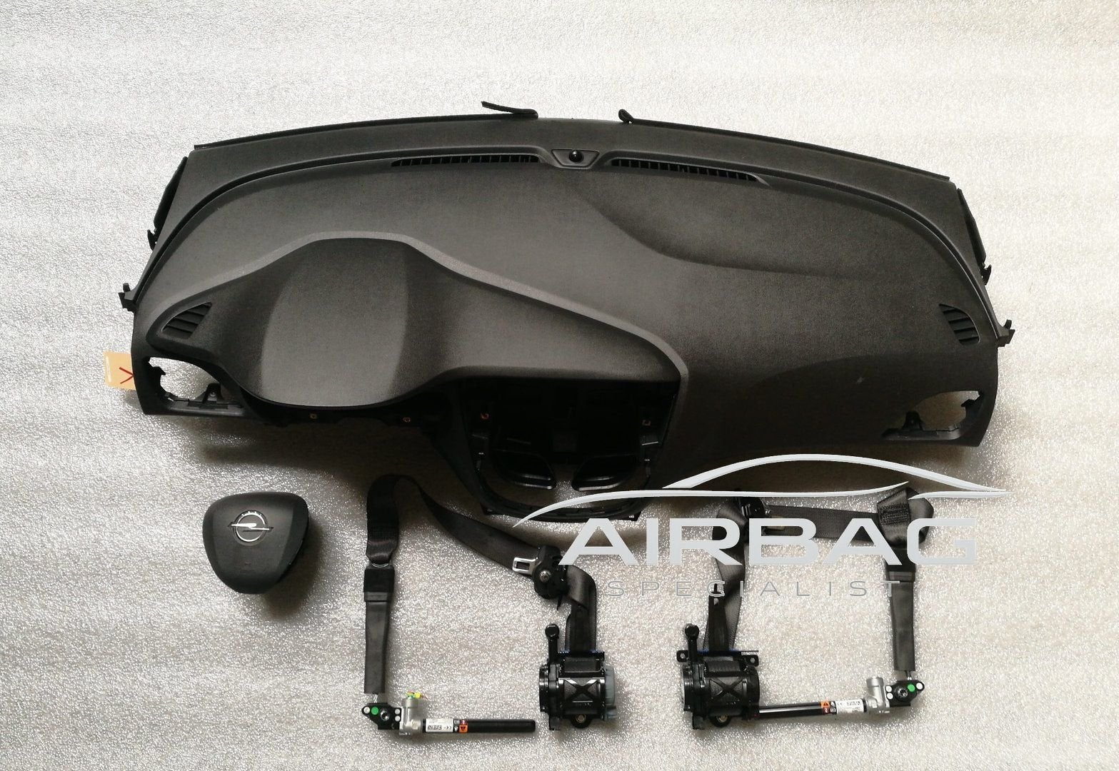 OPEL KARL AIRBAG SET DASHBOARD GORDELS MODULE STUUR AIRBAG, Gebruikt, -, -, Opel