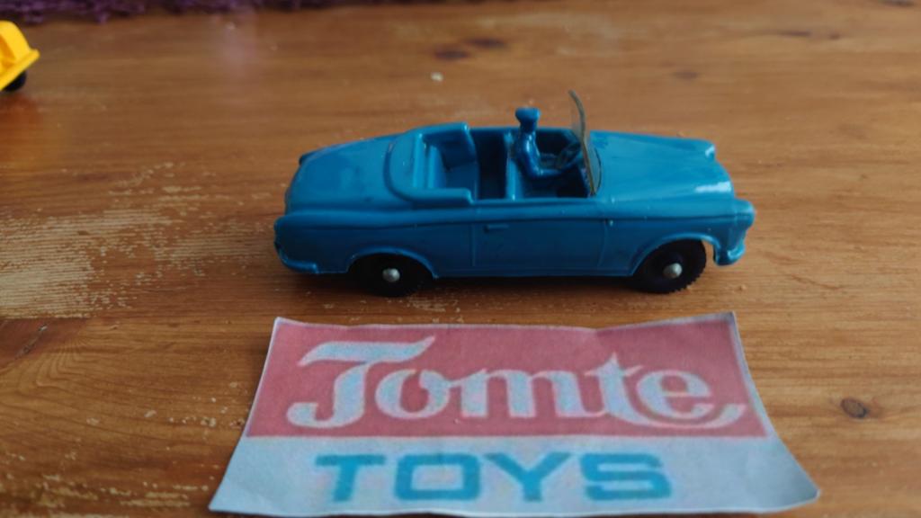 Tomte Laerdal nr.10 Peugeot 403 - Vintage Speelgoedauto, Hobby en Vrije tijd, Modelauto's | 1:43, Ophalen of Verzenden, Zo goed als nieuw