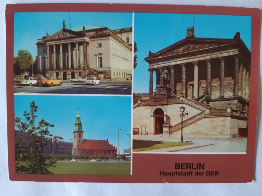Ansichtkaart Berlijn, Hoofdstad van de DDR (ongelopen), Verzamelen, Ansichtkaarten | Buitenland, Ongelopen, Duitsland, 1960 tot 1980